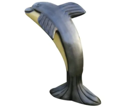 Fiberglass Park Dolphin Statue